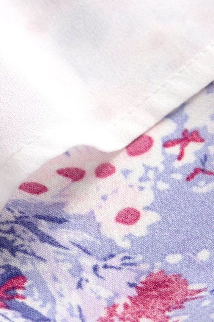 Floral Sleeveless Split Midi Dress