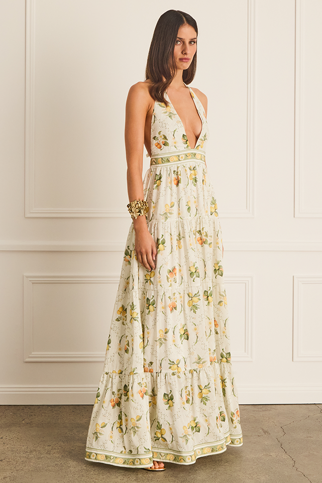 Floral Sleeveless Maxi Dress