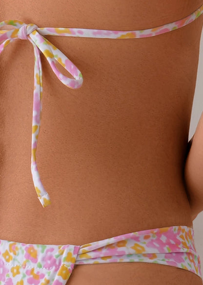 Sunset Bloom - Halter Bikini Set