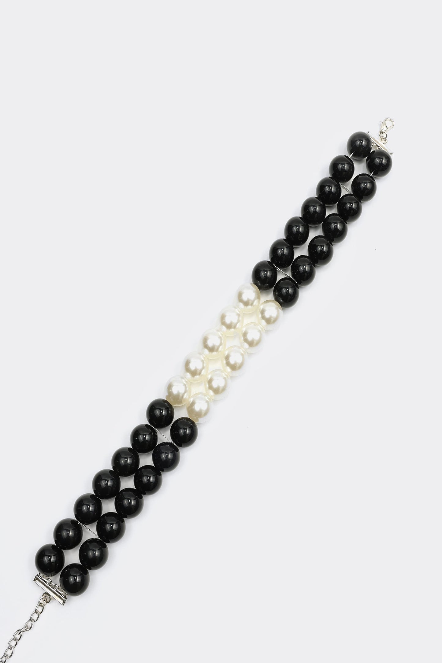 Faux Pearl Decor Layered Choker
