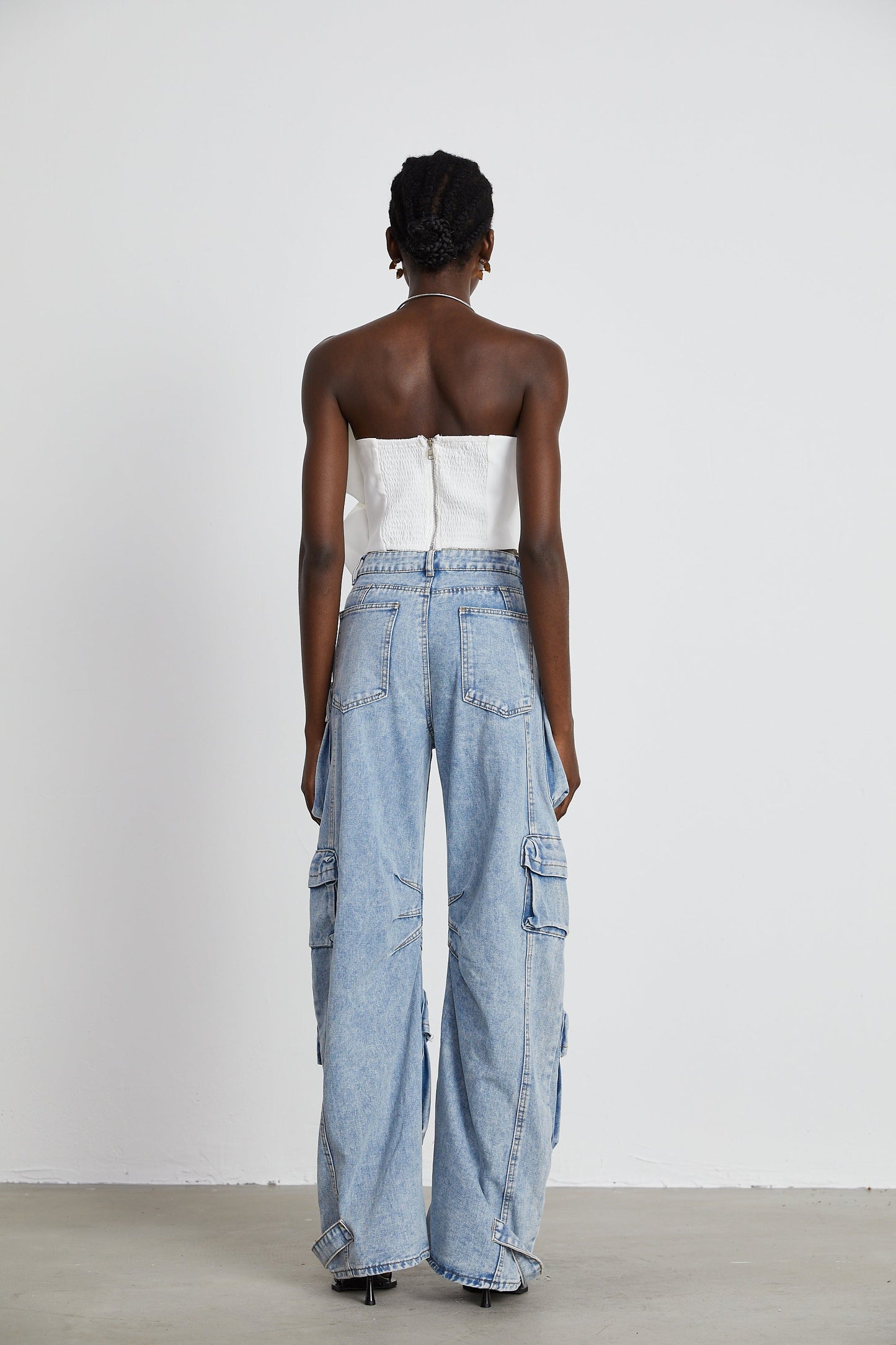 Pénélope White Floral Off-Shoulder Top