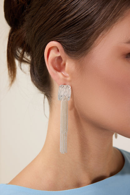 Tassel Metal Earrings