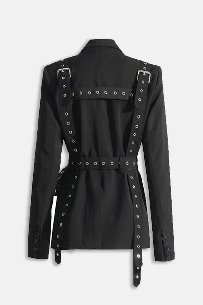 Blake Belt Embellished Blazer