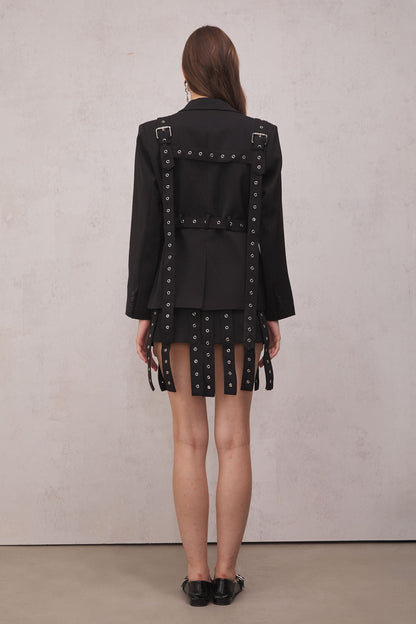 Blake Belt Embellished Blazer