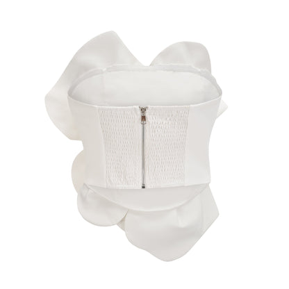 Pénélope White Floral Off-Shoulder Top