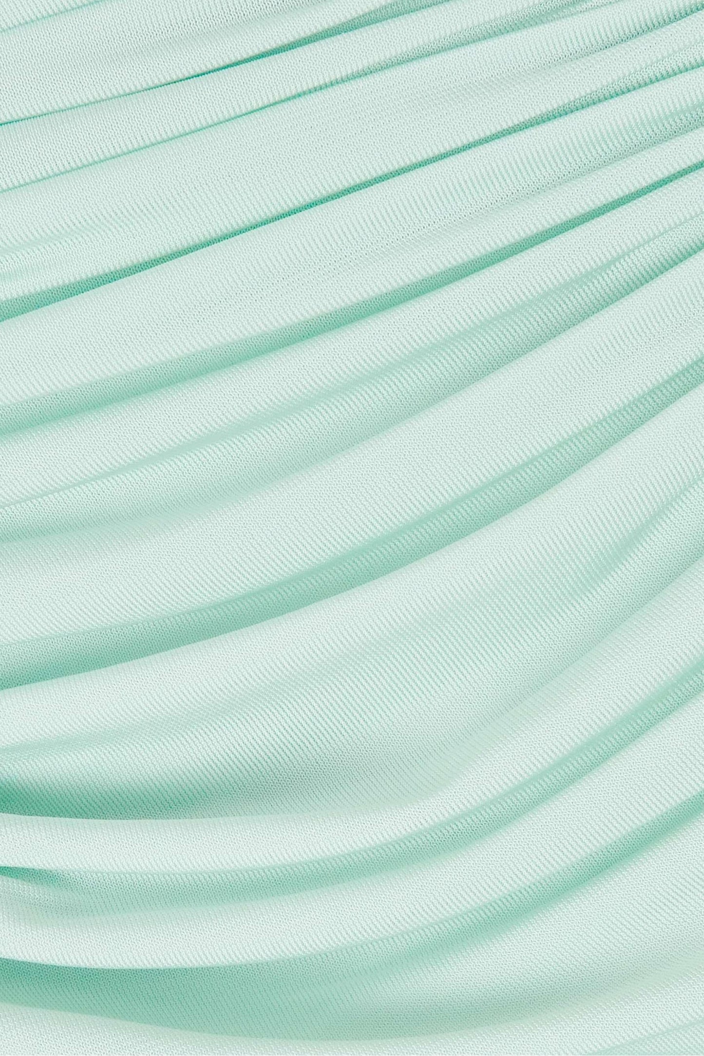 Jersey Gathering High Neck Maxi Dress