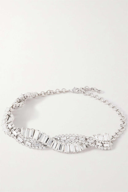 Rhinestone Wrap  Necklace