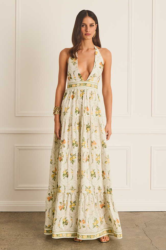 Floral Sleeveless Maxi Dress