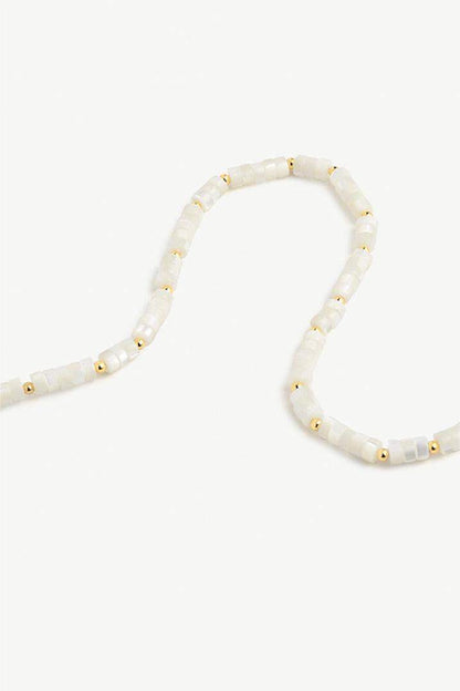 Natural Pearl Bamboo Necklace